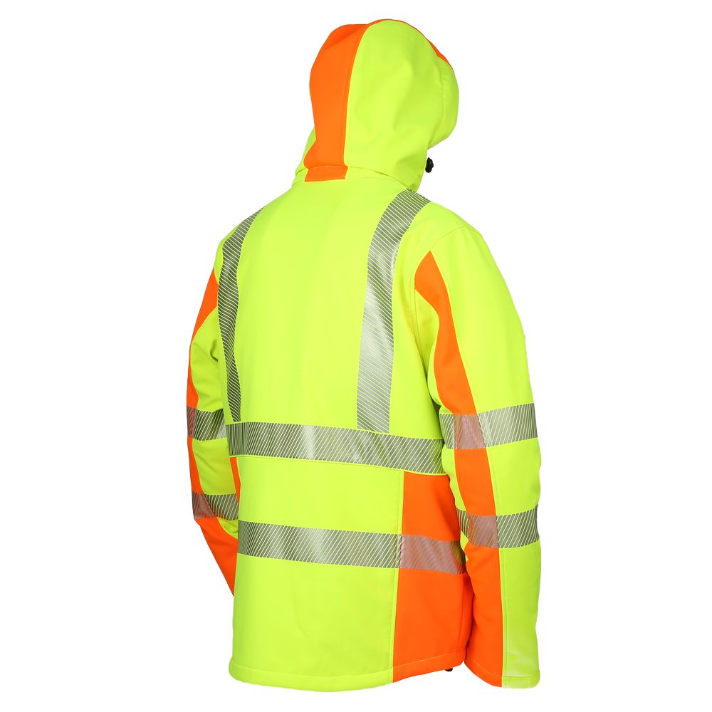 LeiKaTex® • Softshell-Warnschutz-Winterjacke nach / kaufen Leipold ISO neongelb 20471 online | Richard warnorange EN Arbeitsschutz | •